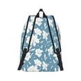 thumbnail image 3 of Balery Lilies Flowers Vintage Canvas Backpack for Men and Women - Large Capacity, Durable Travel Laptop Bag for School, Work, Hiking, and Outdoor Activities, 3 of 7