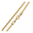 thumbnail image 2 of 304 Stainless Steel Rope Chain Necklace Lobster Gold 18-20" 2Mm&nbsp; A426, 2 of 2