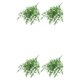 thumbnail image 2 of Cateissary 2 uds lavanda artificial flor falsa plástico 7 puntas ramo de jardín Navidad adornos exteriores accesorios de fotografía verde Verde blanco 2Conjunto, 2 of 6