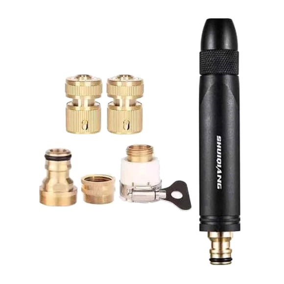 Cateissary Portable High Pressure Water Connect Quick for Watering Plants Household Jardín y Patio