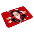 thumbnail image 4 of Alfombra de baño antideslizante suave Macarena Decoración navideña Papá Noel L, 4 of 8