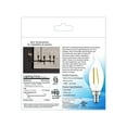 thumbnail image 4 of GE LED Light Bulbs, 60 Watt, Soft White, CA11 Bulbs, Small Base, 13yr, 4pk, 4 of 9