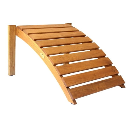 Haste Garden Grace Robinia Wood Footrest/Ottoman