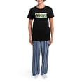 thumbnail image 4 of CafePress - Mayoillum - Women's Short Sleeve Print T-Shirt and Pants Dark Cotton Pajama Set, 4 of 7