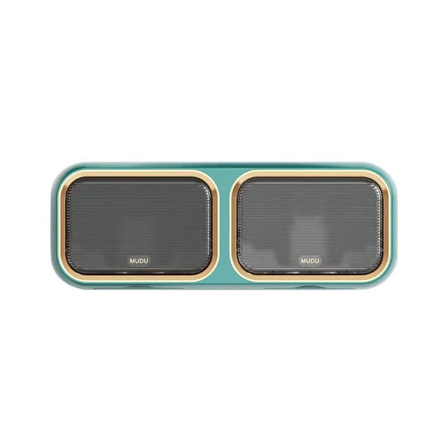 Toystoory Caja de almacenamiento de esponja para montar en la pared Juegos de accesorios de baño Cuadrícula doble verde Toystoory HA066617-05B