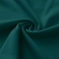 thumbnail image 6 of IWEMEK Women Crop Tops Summer Short Sleeve T Shirts Ribbed Knit Slim Stretch Top Casual Trendy Pure Green Tees, 6 of 7