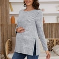 thumbnail image 5 of Beaisland Maternity clothes Long Sleeve Maternity shirts for Women Casual Tunic Tops Lightweight Pullover, 5 of 6