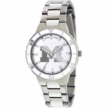 Michigan Wolverines Ladies Watch - NCAA Women's University of Michigan Wolverines Pearl Series Watch