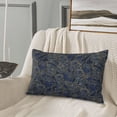 thumbnail image 4 of Plush Throw Pillow Covers, Golden Peonies Pillow Cases with Invisible Zipper, Breathable Microfiber Pillow Cases Standard Size for Sleeping Bedroom Sofa Living Room 20x30, 4 of 5