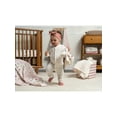 thumbnail image 4 of Modern Moments By Gerber Baby & Toddler Girl Plush Blanket with Satin Trim, Light Pink, 4 of 10