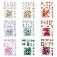 thumbnail image 3 of Advancent Juego de bolas colgantes con forma de corazón, decoraciones festivas, adornos, regalos pensativos, juego de bolas colgantes, Feliz Kits de decoración para fiestas oro, 3 of 6
