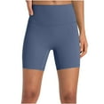 thumbnail image 1 of KIHOUT Women's High Waist Workout Shorts Butt Lifting Tummy Control Ruched Booty Running Yoga Shorts, 1 of 9