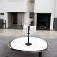 thumbnail image 2 of HomeRoots 608431 13 in. Black Metal Abstract Tabletop Candle Holder, 2 of 5