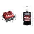 thumbnail image 4 of Motor cepillado 550 escala 1:10 para reemplazo de accesorio Axial SCX10 21T perfke Motor principal del coche RC, 4 of 9