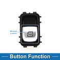 thumbnail image 3 of Interruptor de ventana eléctrica Unique Bargains Interruptor de control de ventana para Mercedes-Benz E200 2017-2020 Plástico Negro, 3 of 7