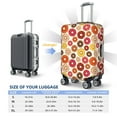 thumbnail image 5 of Haiem Donut Luggage Cover Printed Suitcase Covers for Luggage Elastic Washable Suitcase Protector Fits 18-32 Inch Luggage-Small, 5 of 8