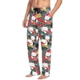 thumbnail image 2 of FORMRS Mens Pajama Pants with Pockets Soft Cotton Sleepwear Lounge Bottoms, Sizes S-2XL, Black Lucky Cat, 2 of 7