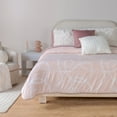 thumbnail image 3 of Vianney - Winter Blanket - Bliss/Queen Size - Beauty Soft Front with Premium Sherpa Backing - 100% Polyester Ultra-Soft Warmth and Elegant Light Pink, 3 of 5