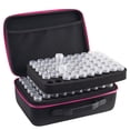 thumbnail image 4 of Yinanstore Essential Oil Storage Case Shockproof Travel Case Accessories Carrying Organizer with Zipper Handle Portable Container Carrying Case , Pink, 4 of 8