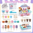 thumbnail image 2 of Set Atoylink Pretend Play de madera con forma de carrito de helados, 2 of 7