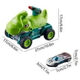 thumbnail image 3 of Uklsqma Dinosaur Toy Car Track Set for Kids | Ejectable Racing Car with Catapult Function | Durable Abs Plastic | Interactive Boys Girls Gift | Parent-Child Play | Includes 3 Rails and Projectiles, 3 of 6
