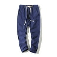 thumbnail image 2 of Dagugfen Sweatpants for Men Plus Size Drawstring Elastic Waist Comfy Running Athletic Cropped Pants, 2 of 7