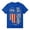 Blue, variant on Boys Crewneck Pullover Tops 250 Anniversary USA Short Sleeve America Casual T-Shirts