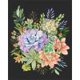 thumbnail image 1 of 5D pintura de diamantes flores pared de mosaico de diamantes cuadrado completo Tmvgtek Arte deco, 1 of 9