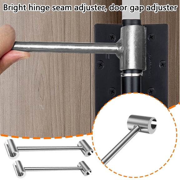 Door Hinge Adjustment Tool, Gap Adjusting Wrench, Double-Head Hinge Repair Tool, Portable Heavy-Duty, Easy Door Fixes