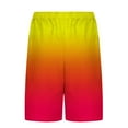 thumbnail image 4 of Taqqpue Mens Tie Dye Graphic Shorts Athletic Running Basketball Shorts Casual Summer Beach Elastic Waist Drawstring Shorts with Compression Liner, 4 of 6