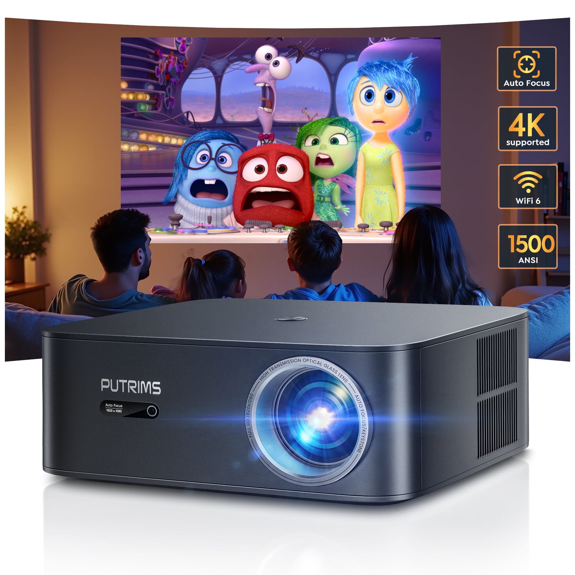 XGIMI Elfin Flip Portable Projector - 1080P FHD DLP With 400 ISO Lumens