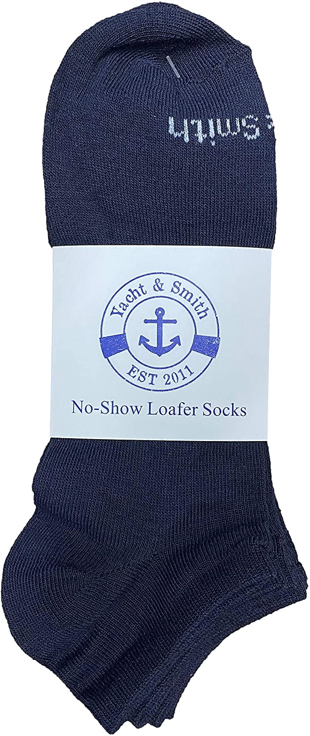 SOCKS'NBULK 48 Pair Women's Low Cut Ankle Socks, Thin Lightweight Breathable Wholesale Sport Bulk Socks, Size, 9-11 (48 PACK NAVY)