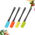 thumbnail image 4 of 4PCS Silicone Butter Cream Spreaders Plastic Handle Cheese Cutter Silicone Wiping Jam Cream Decorating Baking Tools Kitchen Utensils, 4 of 6