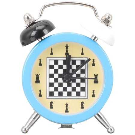 OULII Compact Chess Clock Alarm Clock Multi Color for Home Desk and Decorative Use