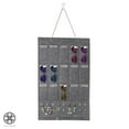 thumbnail image 3 of Luxtrada Sunglasses Storage Organizer, Wall Pocket Mounted by Sunglasses, Hanging Eyeglasses Storage Holder, 15 Felt Slots Hanging Glasses Storage Bag W/Ornament hole (15.7" x 25.2''), 3 of 10