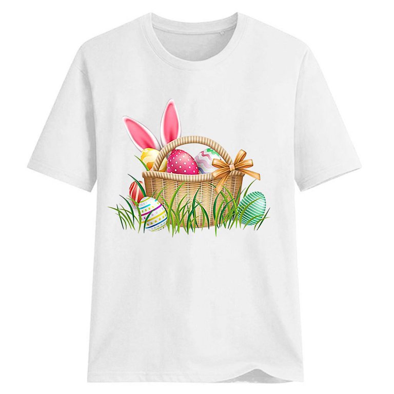 Easter Tops for Women, Happy Easter Shirts for Women Crewneck Cute