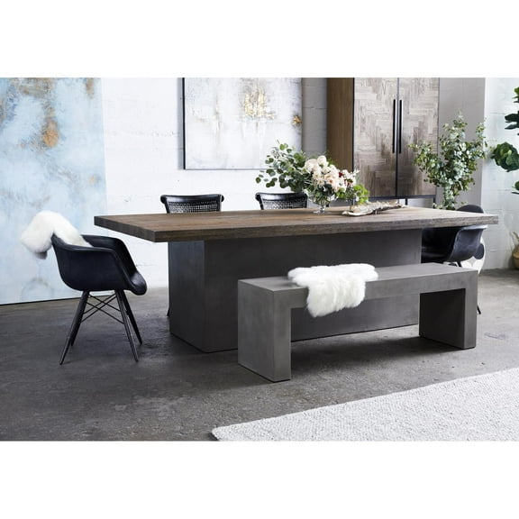 LAZARUS OUTDOOR BENCH GREY