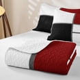 thumbnail image 4 of Erosebridal Minimalist Blocks Twin Quilt Set,Colorful Grid Abstract Twin Coverlet Set For Boys,2-Piece, 4 of 7