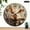 10x10in, variant on Patifu Baby Piggy Wooden Wall Clock Silent Sweep Movement Minimalist Decor 10x10in