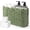 Sage Green, variant on Sage Green Toilet Paper Storage Basket Scalloped Wicker Woven Bathroom Basket Toilet Paper Holder Holds up to 6 Rolls Woven Organizer for Bathroom Kitchen Offices