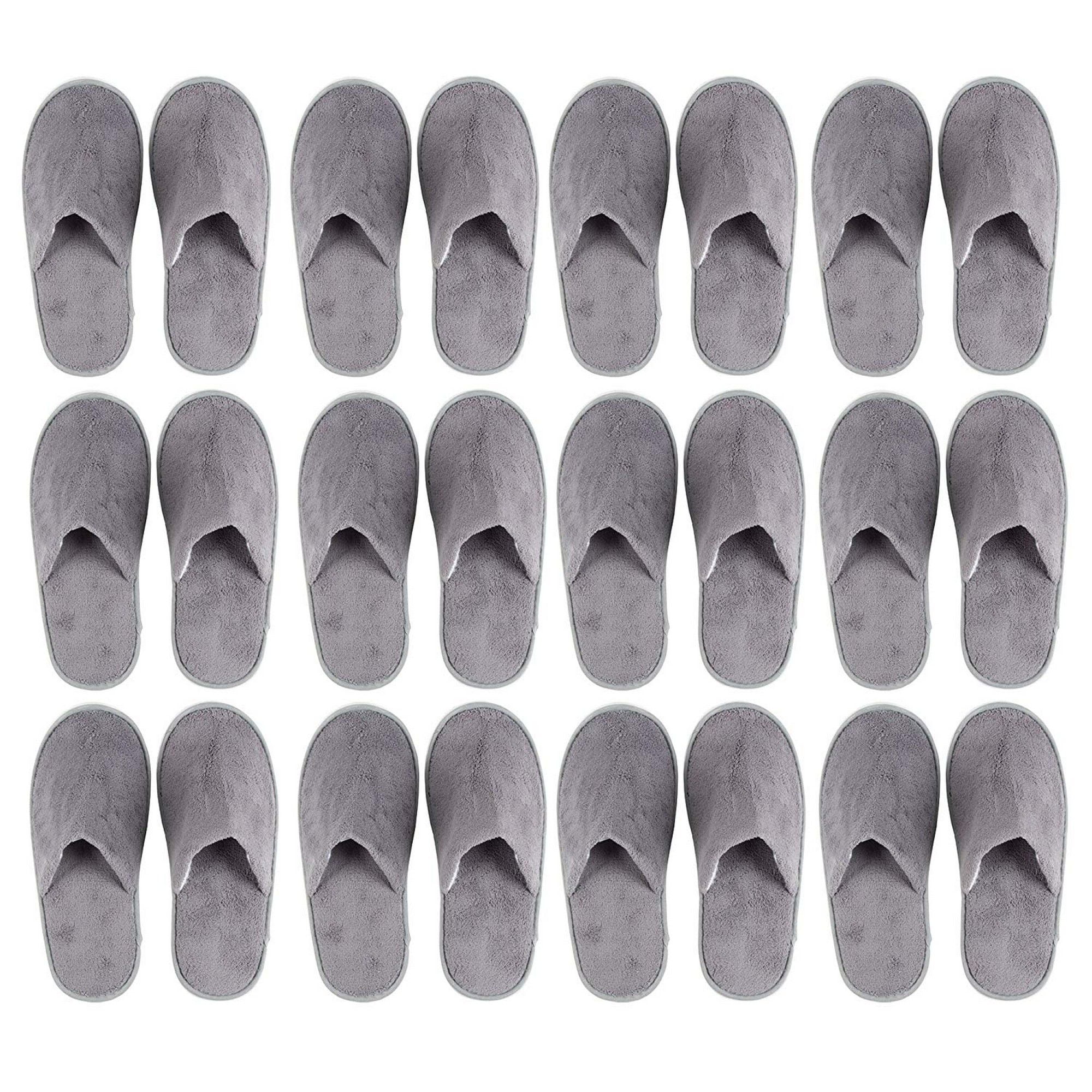 Juvale Disposable Slippers 12Pack Disposable Slippers, Great for