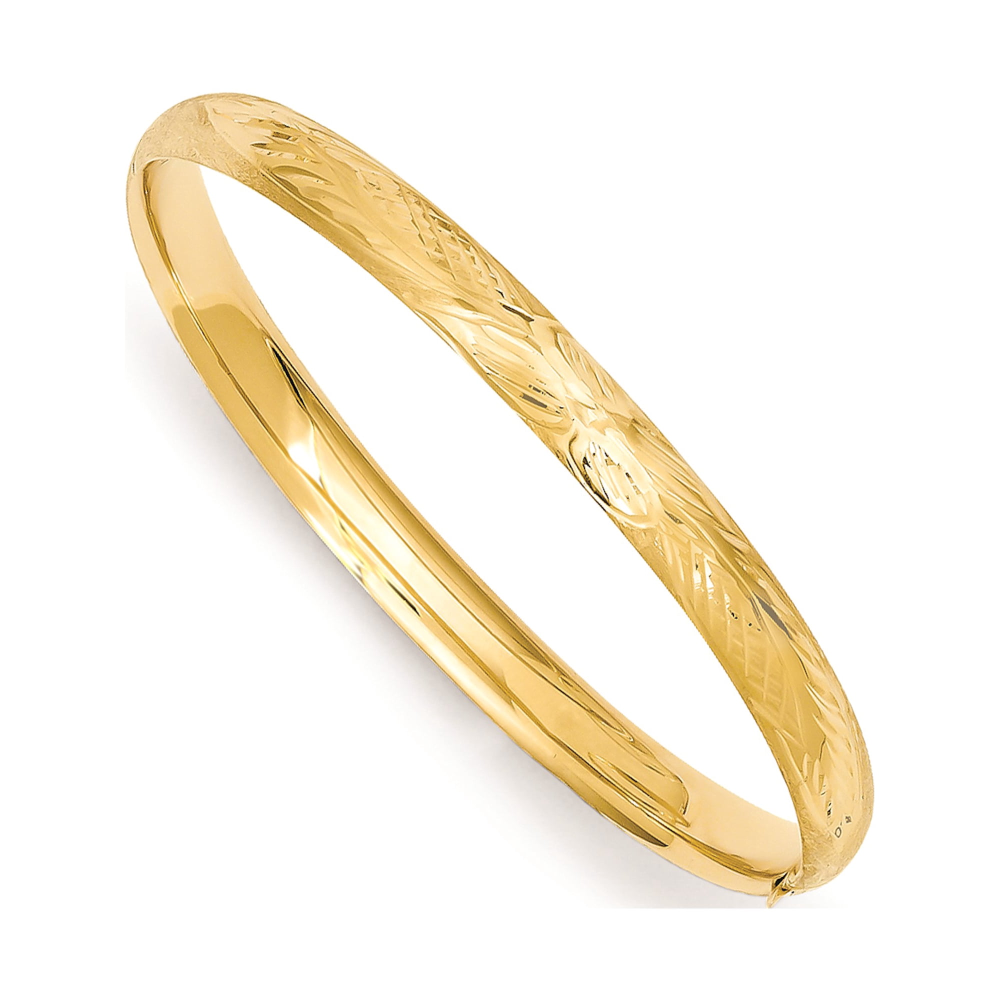 Gold baby bangle engraved deals