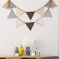 thumbnail image 1 of 12 banderas 32 m banderín de algodón para fiesta boda banderín decoración café Hugtrwg Para estrenar, 1 of 6