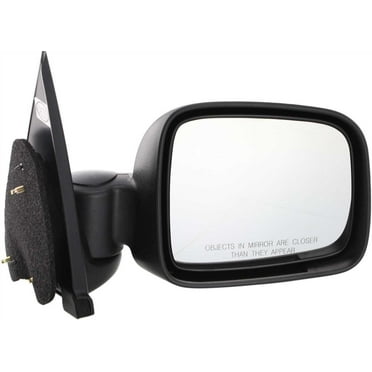 Mirror Compatible With 2002-2007 Jeep Liberty Right Passenger Side Textured Black Kool-Vue