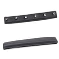 thumbnail image 4 of HONMEET Black PU Detachable Headband Cushion Pad Replacement with Buttons for Comfortable Fit, 4 of 8