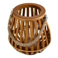 thumbnail image 3 of Truu Design Rustic Style Wooden Lantern Candle Holder, 3 of 4