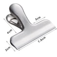 thumbnail image 2 of JeashCHAT Food Storage Stainless Steel Chip Bag Clips 3 inch, 2 of 4