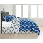Lux Decor Collection King Size Comforter Set - Reversible 5 Piece Comforter set Hypoallergenic King Duvet Insert Bedding Set