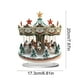 thumbnail image 3 of Adorno navideño acrílico de pie | Diseño multicolor de árbol de Navidad y carrusel | Decoración ligera de escritorio | Regalo navideño para la repisa de la oficina en casa, 3 of 6