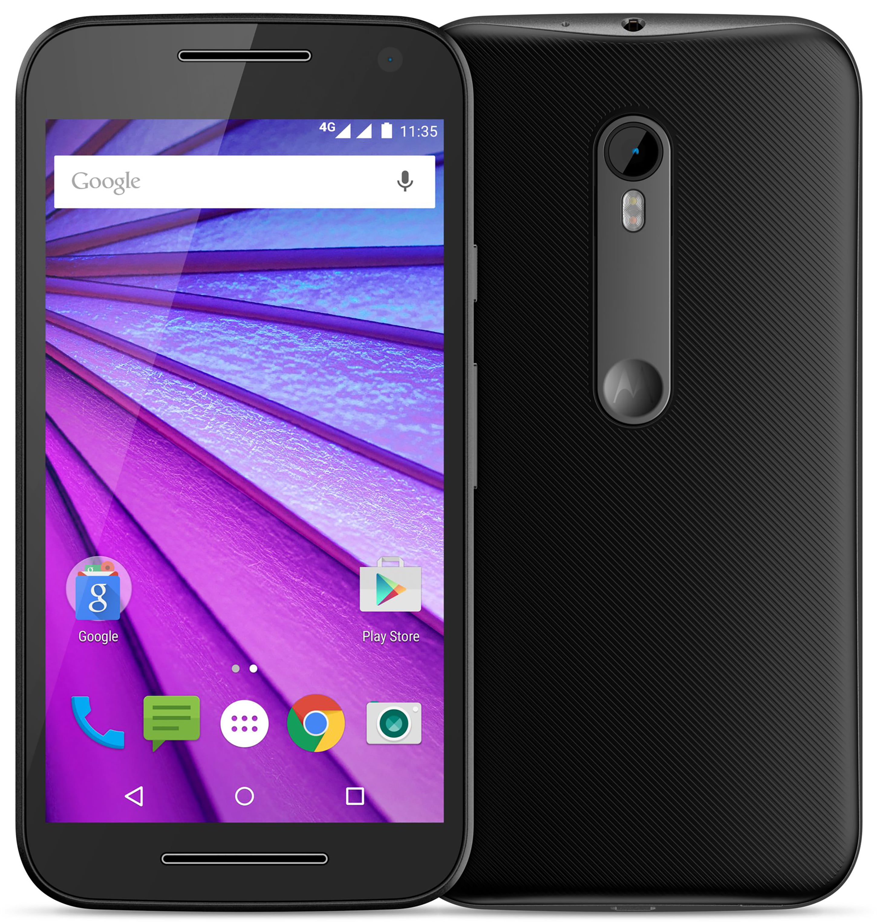 eenvoudig reguleren vervangen Motorola Moto G (3rd Generation) Unlocked GSM Andriod Phone w/ 13MP Camera  - Black - Walmart.com